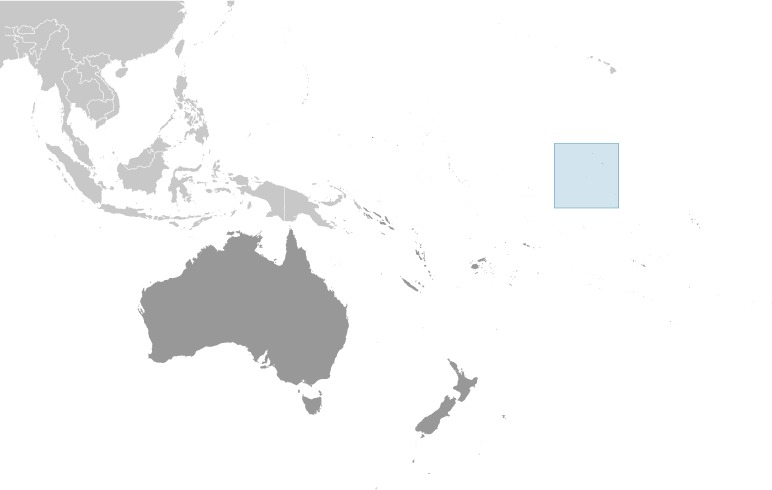 Jarvis Island Locator Map