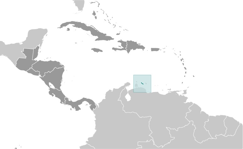 Sint Maarten Locator Map